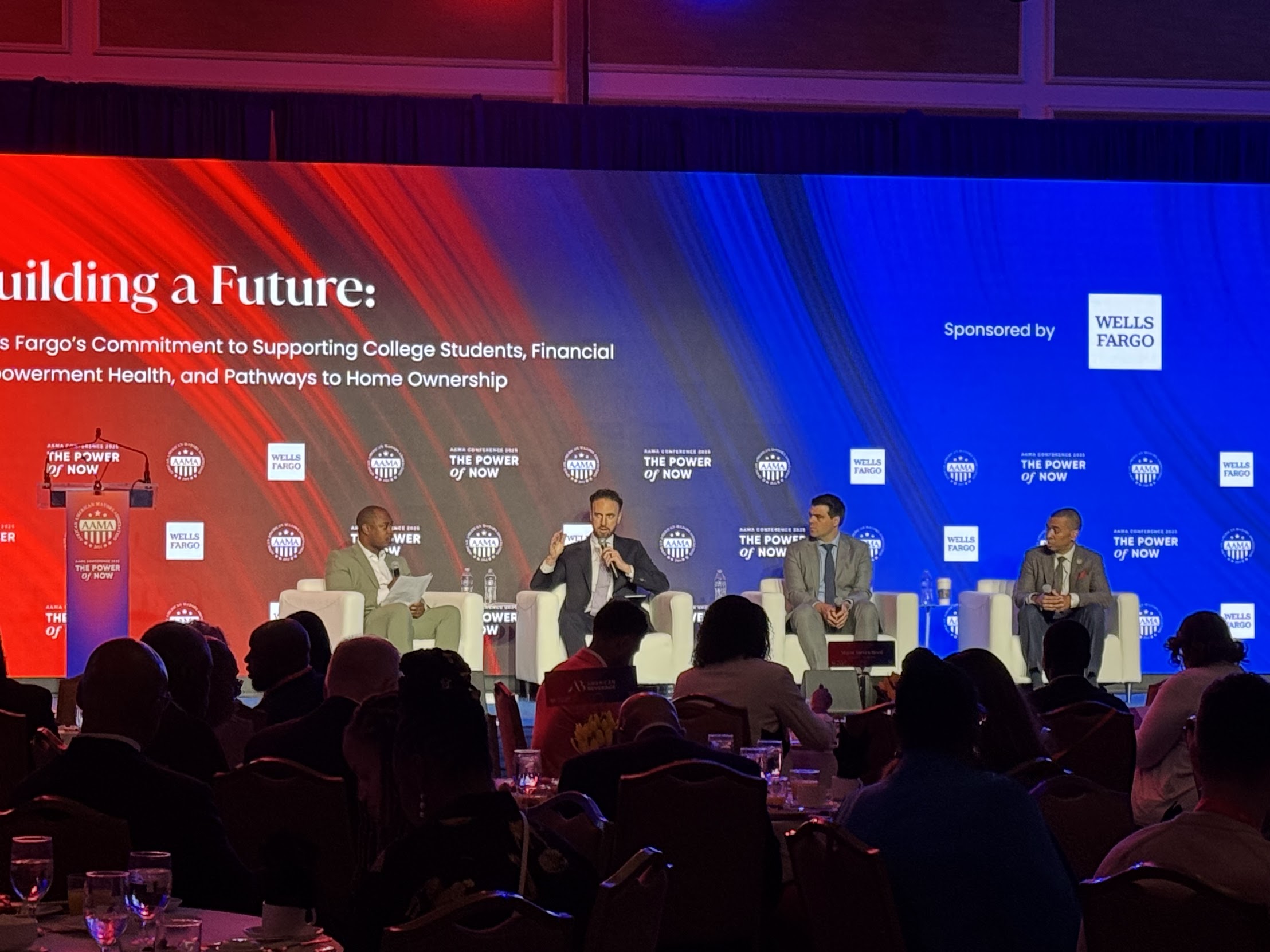 Wells Fargo’s financial health panel at the AAMA conference
