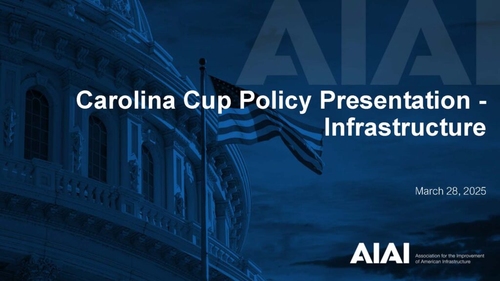 "Carolina Cup Policy Presentation -Infrastructure" Cover